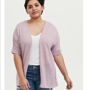 *TORRID* pink dolman cardigan